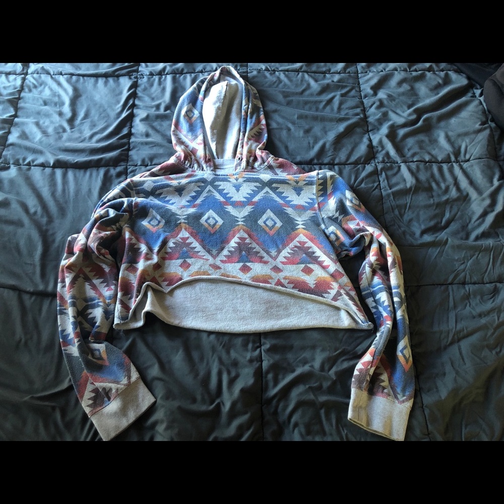 On The Byas cropped hoodie Large